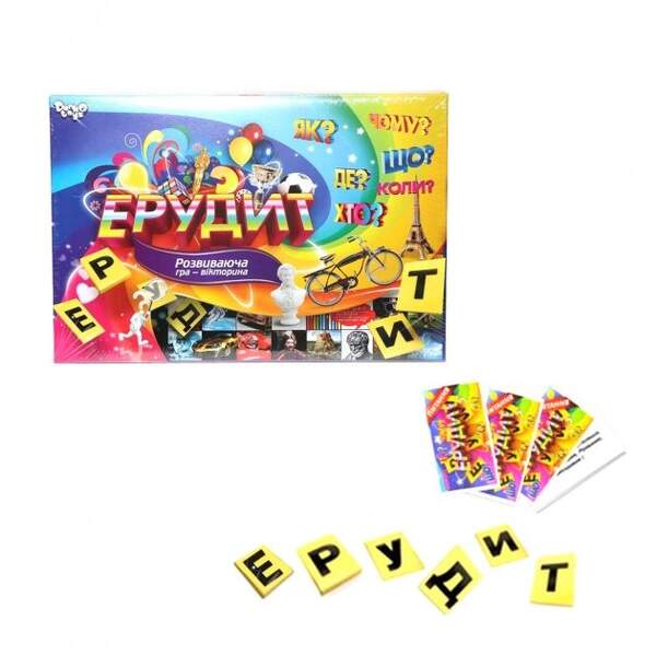 Гра мала наст. "Ерудит" укр. (20) DTG26-U (шт.)