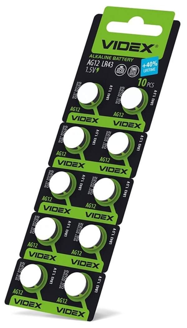 Videx AG 12 (LR43) /10bl/100/1600 (шт.)