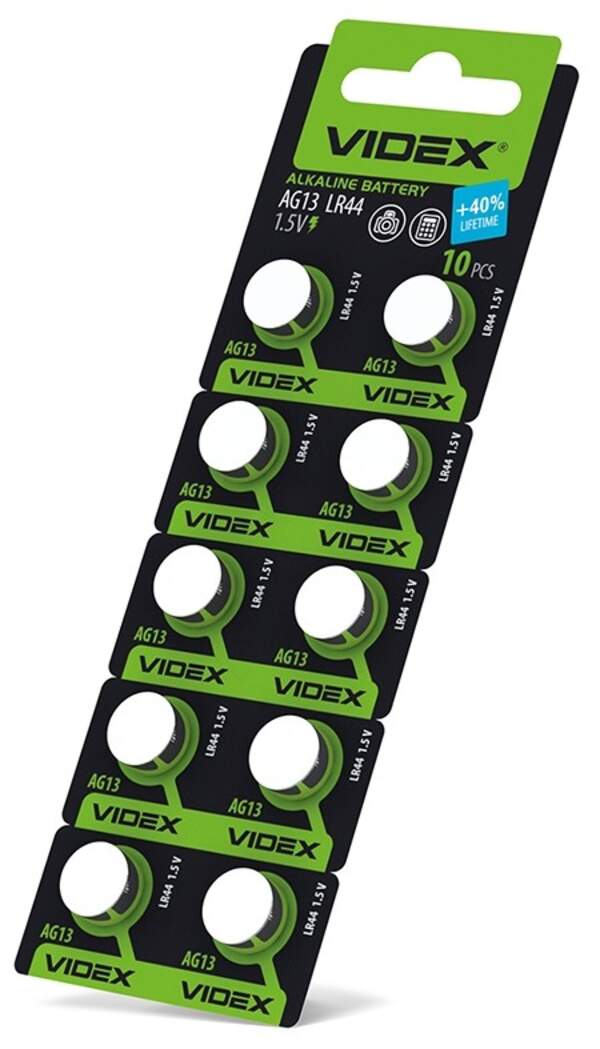 Videx AG 13 (LR44) /10bl/100/1600 (шт.)