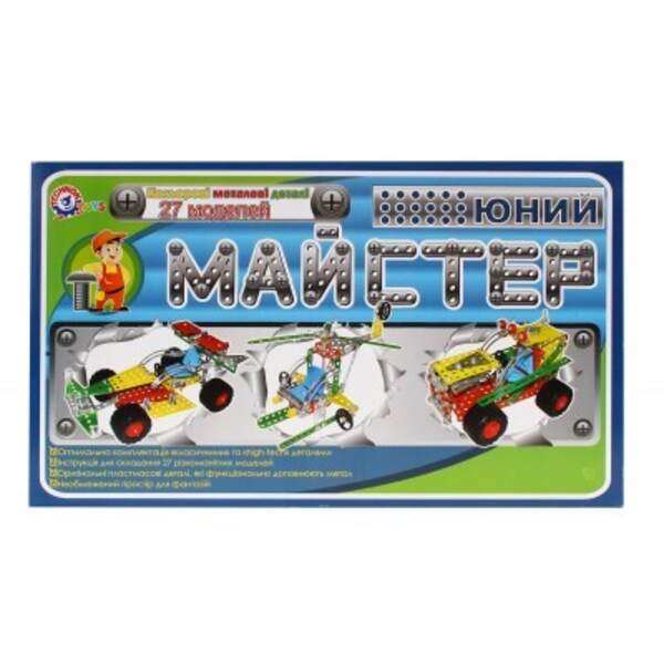 Конструктор металевий "Юний механік Технок" 2353/10 шт (шт.)