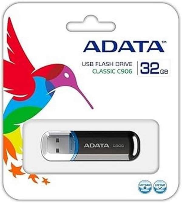 карта памяти A-Data USB Drive C906 32GB black (шт.)